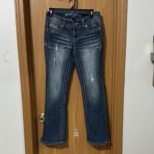 Serio Blue Boot Cut Jeans for Women